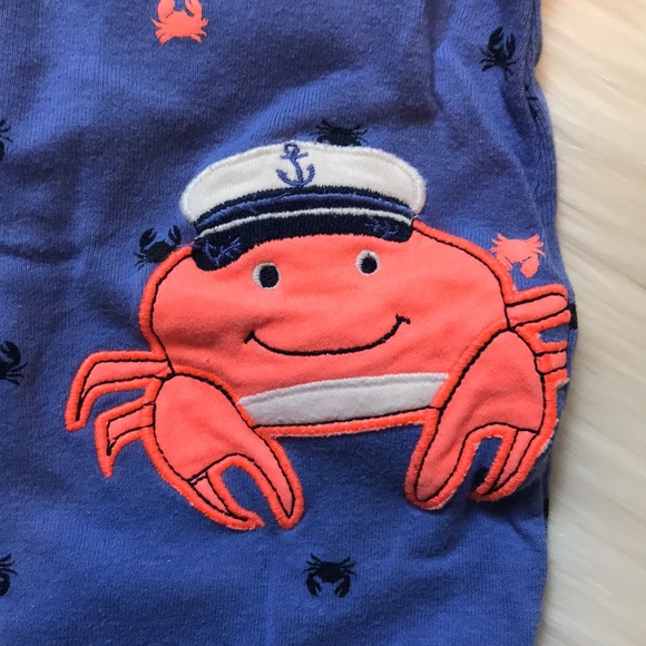 Carter’s Crab Snap Up Romper - Picture 3 of 5